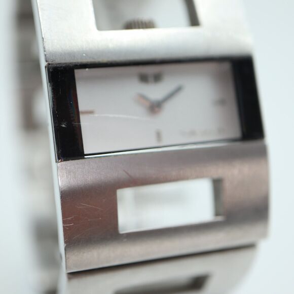 Vestal Seville Silver Tone Watch 27mm Rectangle Dial Stainless Steel New Battery main image 7